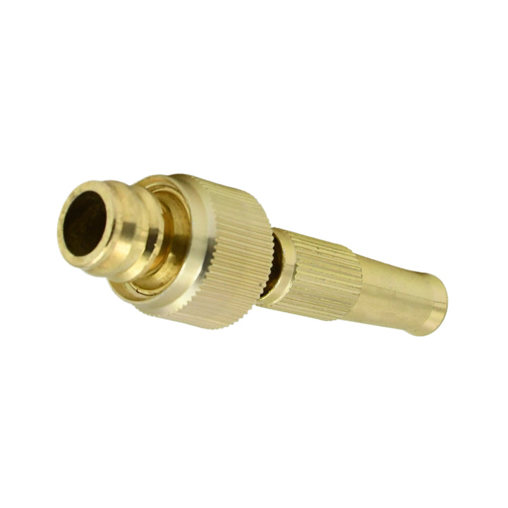 7588 Water Spray Nozzle For Water Pipe Booster Nozzle For Car Wash Nozzle With High Pressure Water Adjustable Brass Nozzle Water Spray Gun For Gardening Watering Tools - Trendex