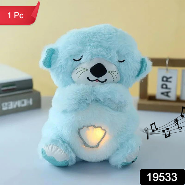 Soft Plush Musical Teddy Bear Toy With Led Light  (1 Pc) - Trendex