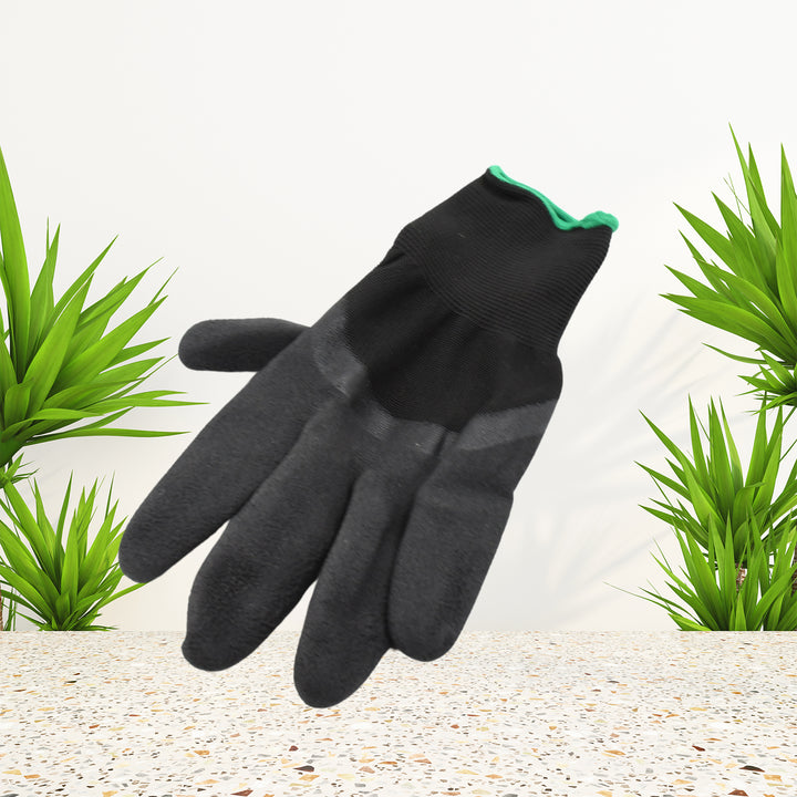 Garden Farming Gloves With Hand Fingertips  Plastic Claws (1 Pair) - Trendex