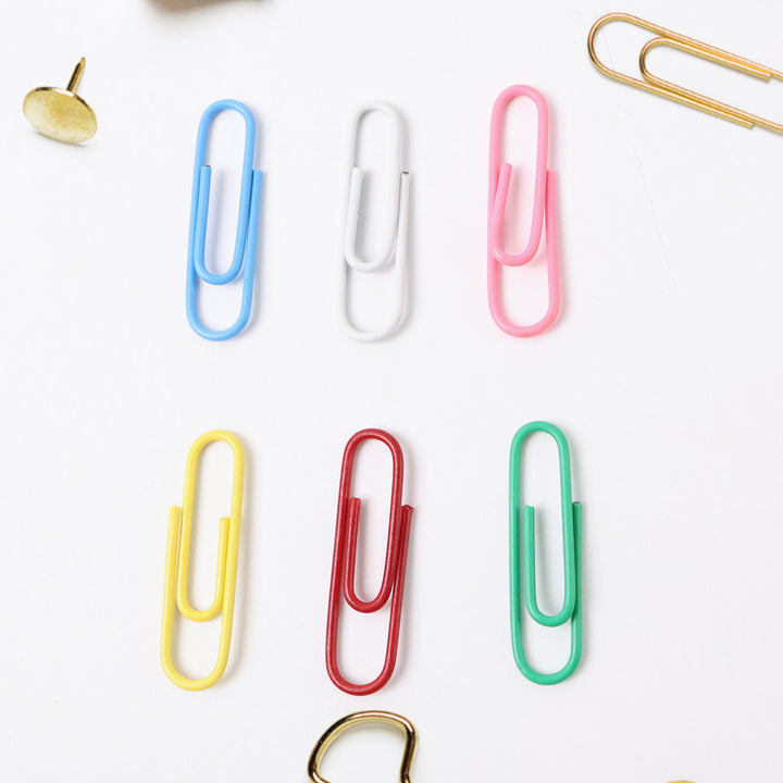 Multicolor-coated Paper Clips Approx (250pc Set) - Trendex