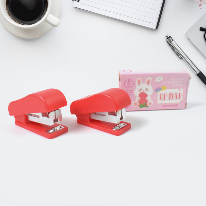 Mini Stapler With Staples  Pin Set (2 Pc) - Trendex