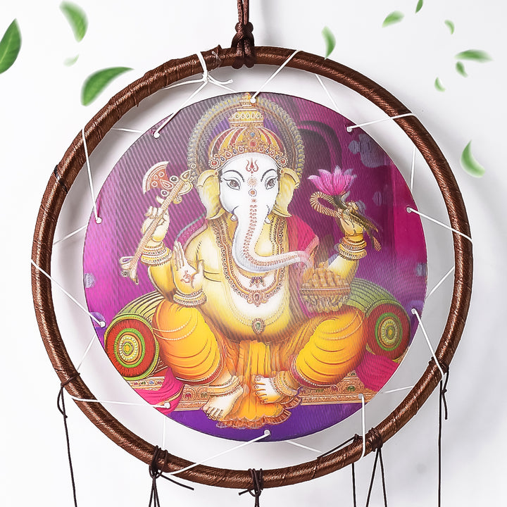 Lord Ganesh Wind Chimes Outdoor Hanging Wind Chime (1 Pc) - Trendex