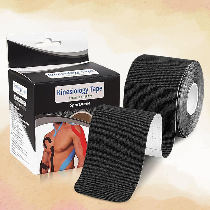 Kinesiology Tape For Physiotherapy Tape For Sports Injury Pain Relief (5 Cm X 5m  1 Pc) - Trendex
