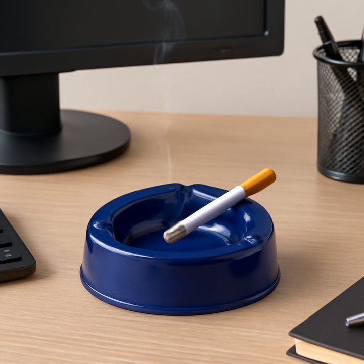 Oblivion Dark Blue Plastic +shtray (1 Pc) - Trendex