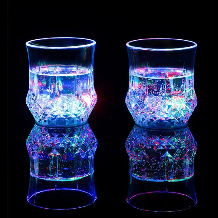Led Light-up Cup Water Inductive Rainbow Color Changing Led (1 Pc) - Trendex