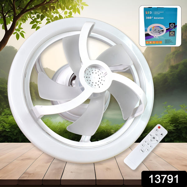 360 Rotation Ceiling Fan Light Smart Fan With Remote Control (1 Pc) - Trendex
