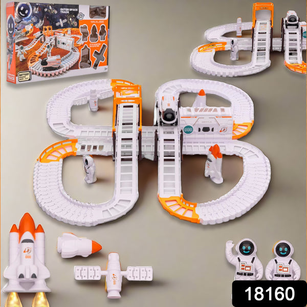 Outer Space Race Track Set For Kids Toys (1 Set) - Trendex
