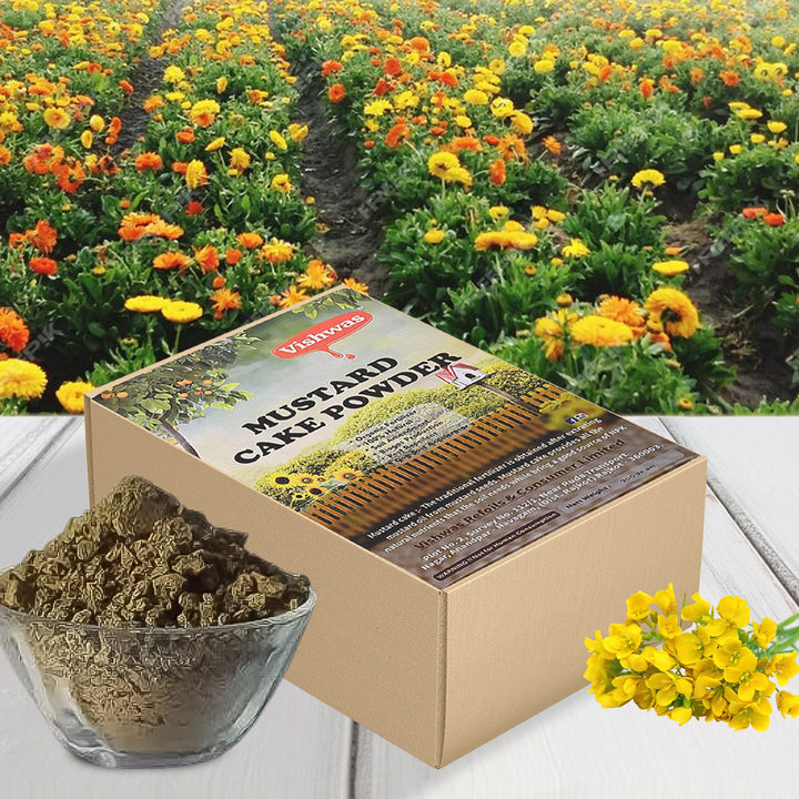 Mustard Cake Fertilizer For Plants 900gm - Trendex