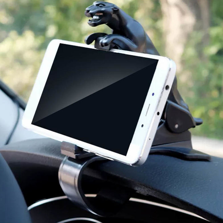 6469 Jaguar Leopard Shape Plastic Phone Clip Mobile Phone Holder For Car Use - Trendex