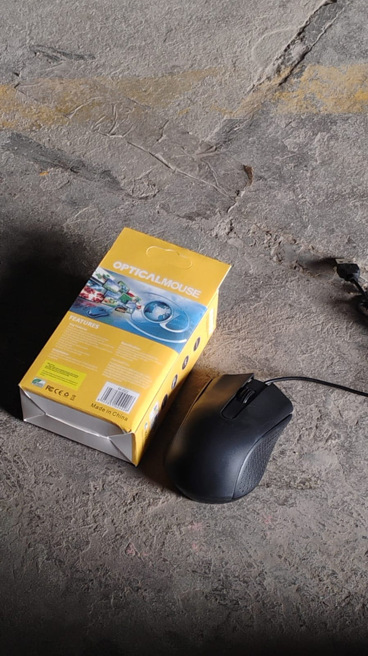 Computer  Laptop Wired Optical Mouse M-022 (1 Pc) - Trendex