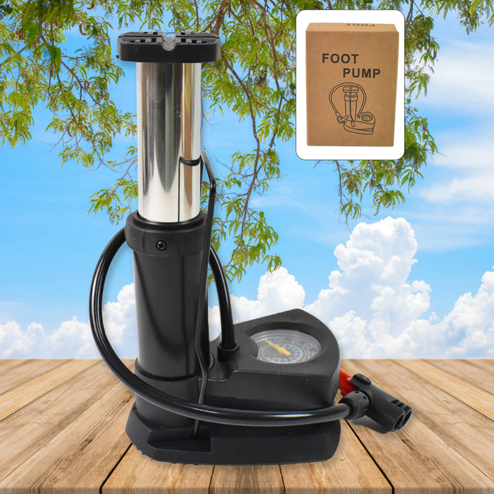 Portable Mini Bike Pump  Cycle Pump Foot (1 Pc) - Trendex