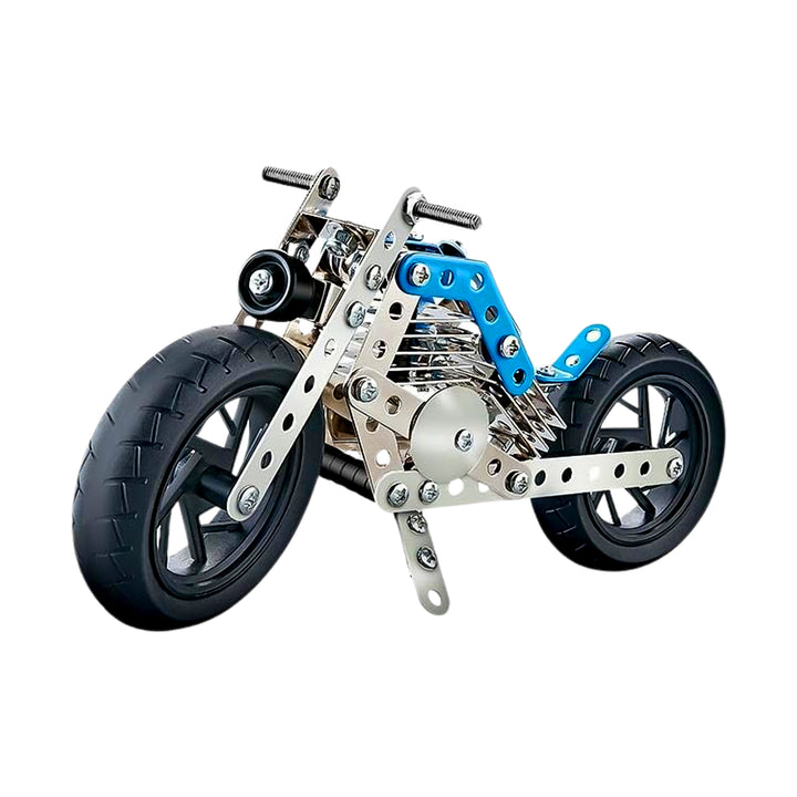 Metal Bike Creative Mechanical Construction Engineering Kit 140 Part Of Bike Tool  1 Set - Trendex