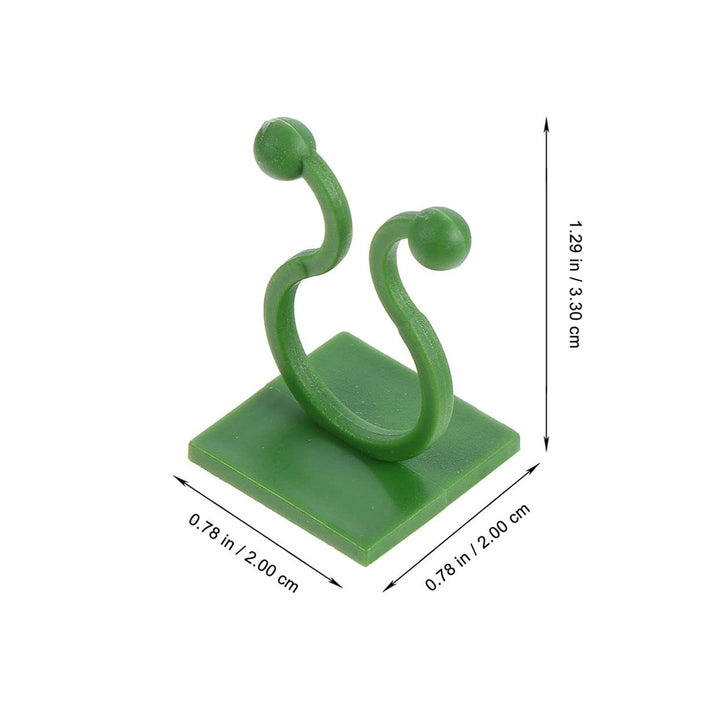 Plant Climbing Wall Fixture Clip Self-adhesive Hook (40 Pcs Set  With Plastic Box) - Trendex