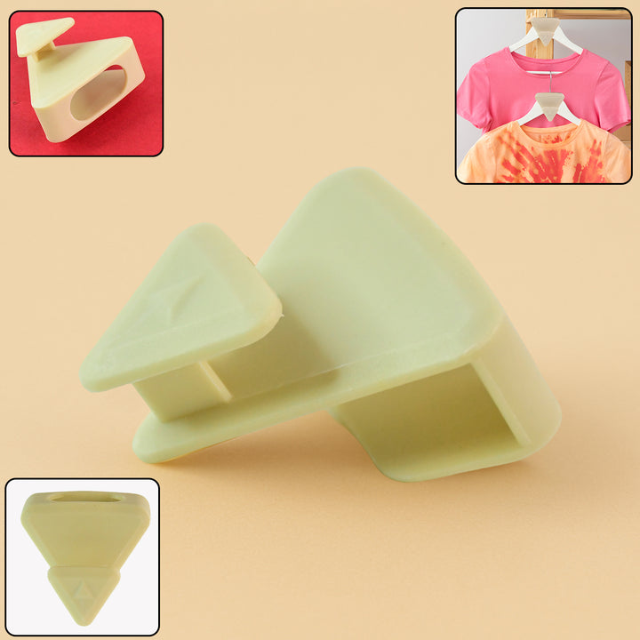 Multi-functional Plastic Triangle Hanger Connector Hooks (1 Pc) - Trendex