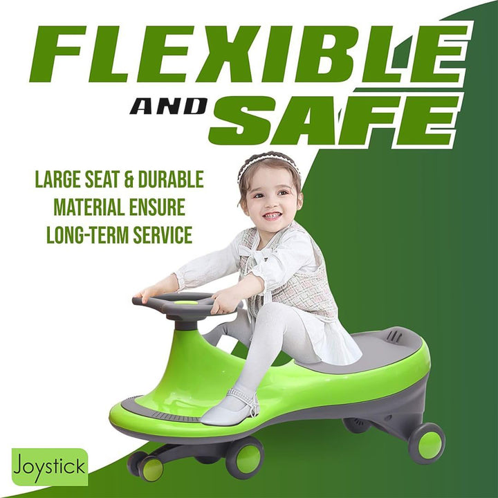 Premium Kids Play Swing Car Kids Ride On Toy (1 Pc  Mix Color) - Trendex