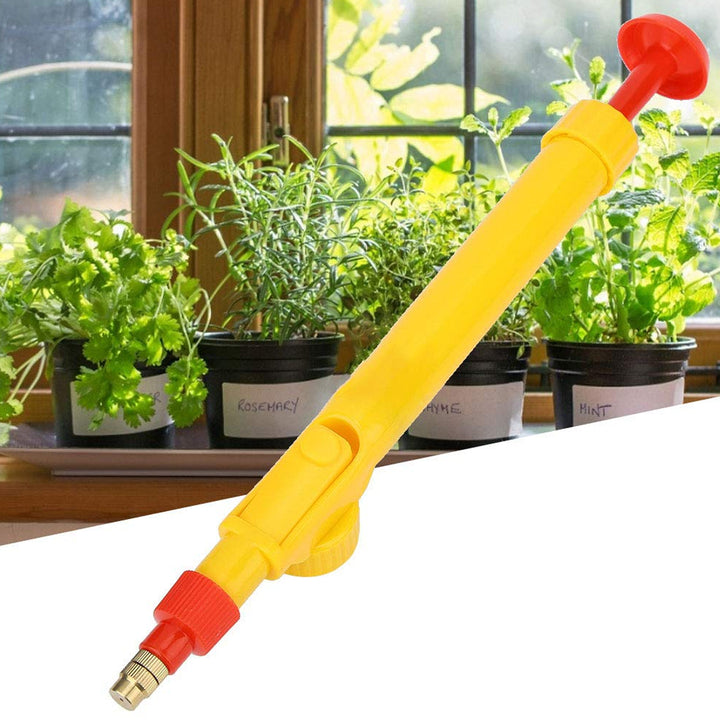 0470 Water Bottle Spray Gun Nozzle Manual Adjustable Water Pump Garden  Washing Hand Held Sprayerwatering Can Sprayer Pressure Nozzle Irrigation Tool And Pump For Efficient Care - Boost Your Gardening Experience (1 Pc) - Trendex