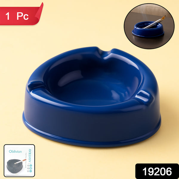 Oblivion Dark Blue Plastic +shtray (1 Pc) - Trendex