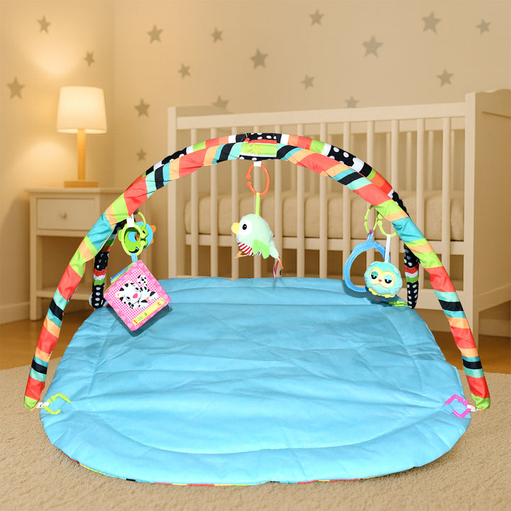 Multipurpose Baby Play Gym And Sleeping Mat (Mix Design  1 Pc) - Trendex