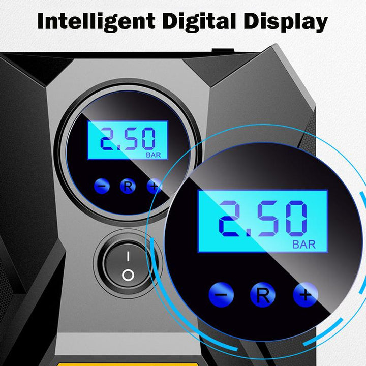 1646 Digital Car Tyre Inflator Portable Air Compressor Pump - Trendex