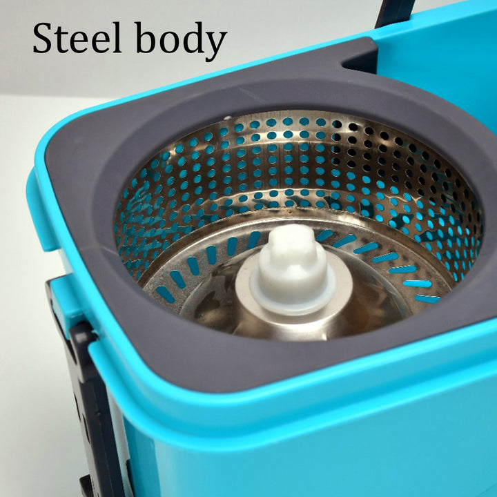 4027 Quick Spin Mop Plastic Spin Bucket Floor Cleaning Easy Wheels  Big Bucket Floor Cleaning Mop With Bucket - Trendex