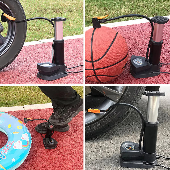 Portable Mini Bike Pump  Cycle Pump Foot (1 Pc) - Trendex