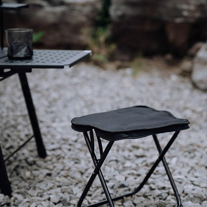 Folding Camping Stool Collapsible Camp Stool Portable Seat Travel Little Stools (1 Pc) - Trendex