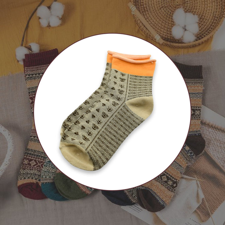 7356 Socks Breathable Thickened Classic Simple Soft Skin Friendly - Trendex
