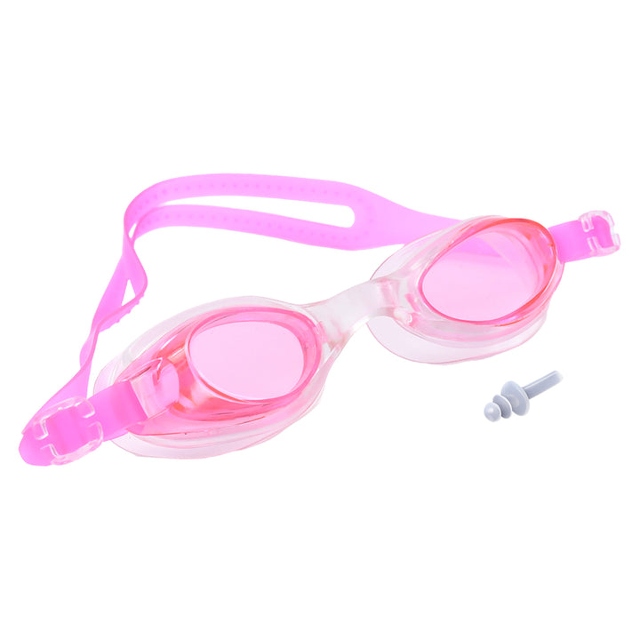 0399a Swimming Goggles With Adjustable Clear Vision Anti-fog Waterproof Swimming Goggles - Trendex