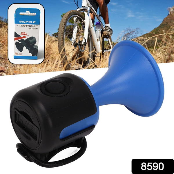 8590 Bicycle Air Horn Loud - 120db 1 Sound Mode Electronic Bicycle Bellsuper Electric Horn With Long Standby Button Battery Operatedipx4 Waterproof Loud Bell For Adults - Trendex