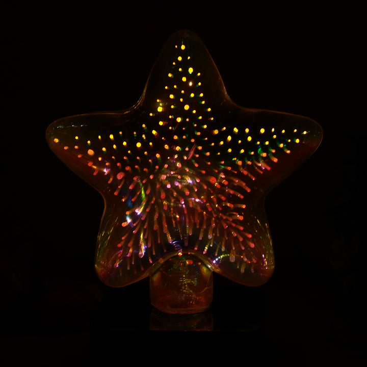 Star-shaped 3d Illusion Decorative Led Night Lamp (1 Pc) - Trendex