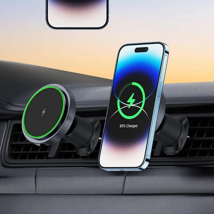 Magnetic Phone Mount Wireless Charger  Music Reactive Lights (1 Set) - Trendex