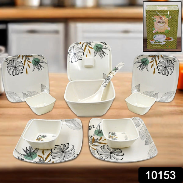 Divine Lunch Tableware Dinner Set (11 Pcs Set) - Trendex