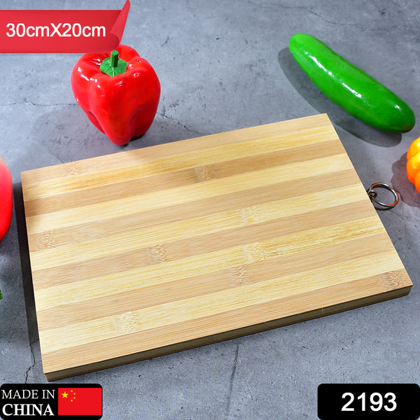 2193 Natural Wood Chopping Cutting Board For Kitchen Vegetables Fruits  Cheese Bpa Free. - Trendex