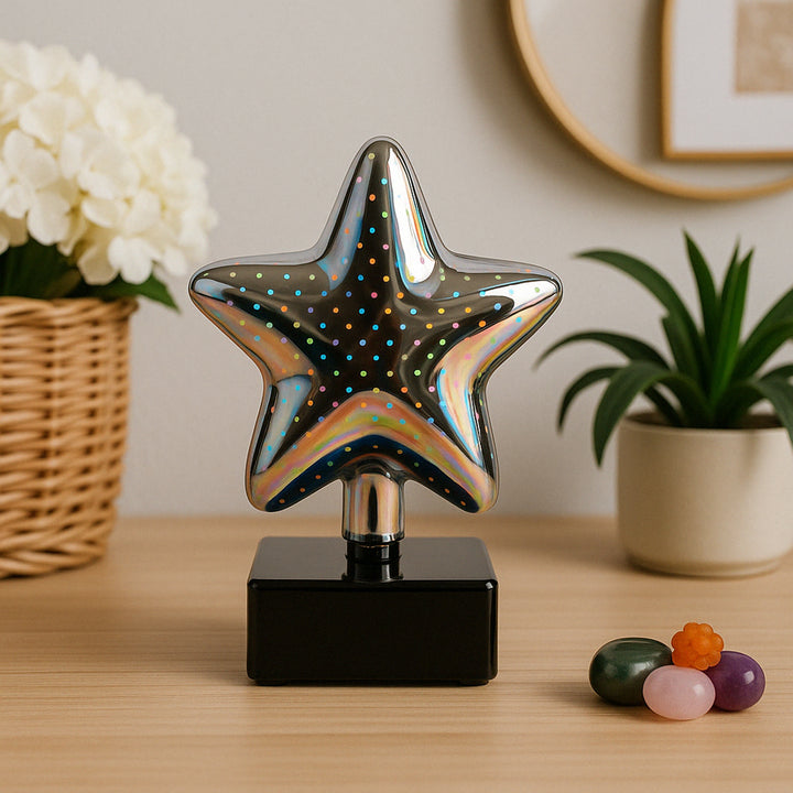 Star-shaped 3d Illusion Decorative Led Night Lamp (1 Pc) - Trendex