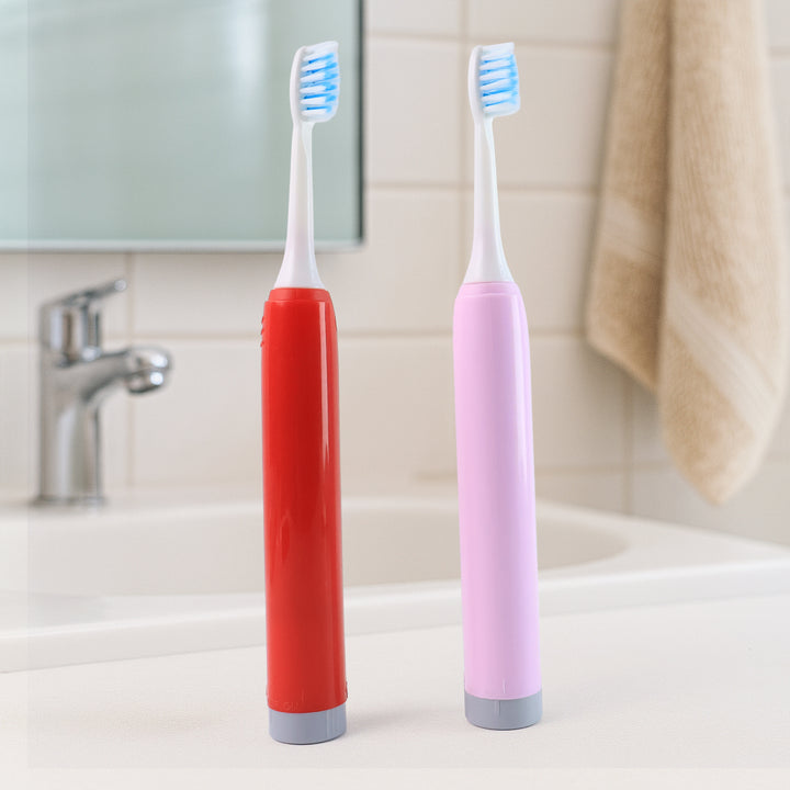 Battery-operated Electric Toothbrush With Replaceable Head (1 Pc) - Trendex