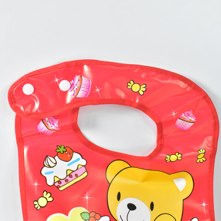 Multifunctional Waterproof Bpa Free Reusable Soft Fabric Plastic Baby Bib (1 Pc) - Trendex