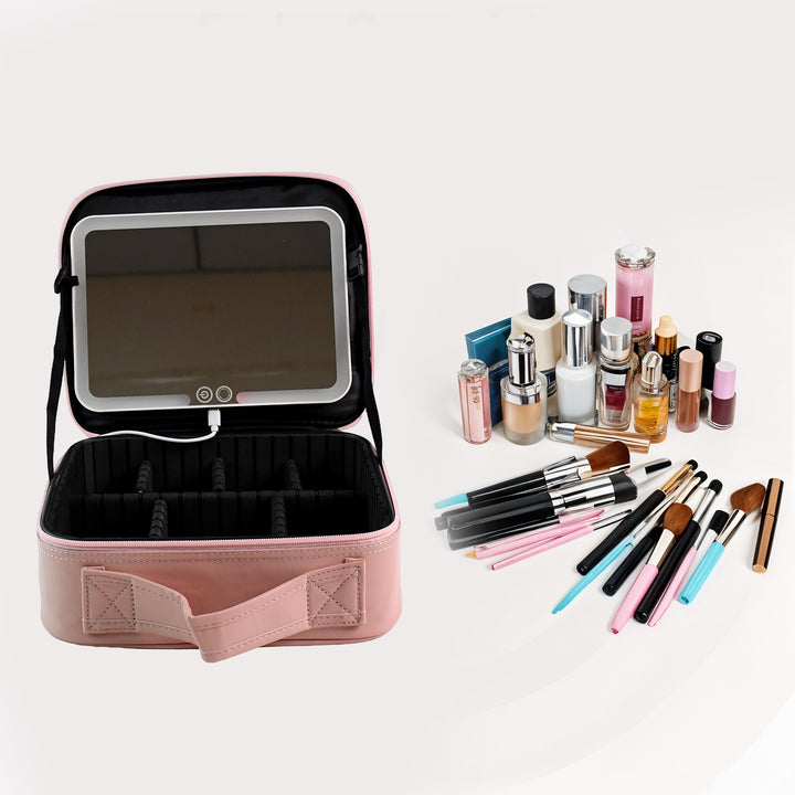 Premium Led Light Makeup Organizer Box - Trendex
