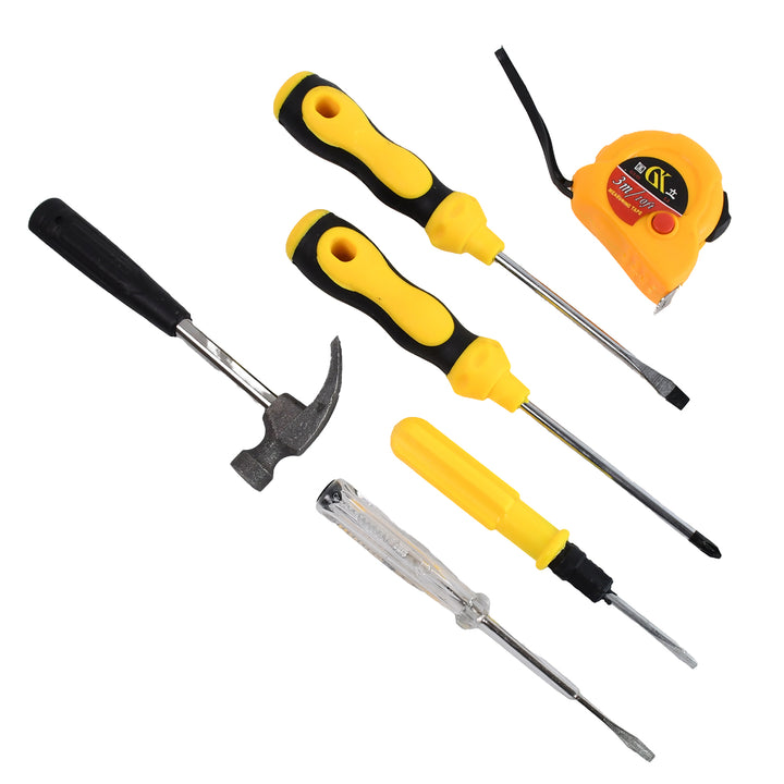 6 In 1 Hand Tool Kit Repair Home Screwdrivers Tool Kit With Tools Including Daily - Trendex