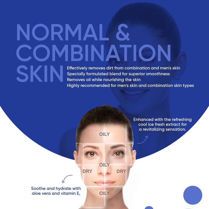 Beautiful Basics Normal  Oily Skin Face Wipes (2 Pkts X 50 Pcs Wipes) - Trendex