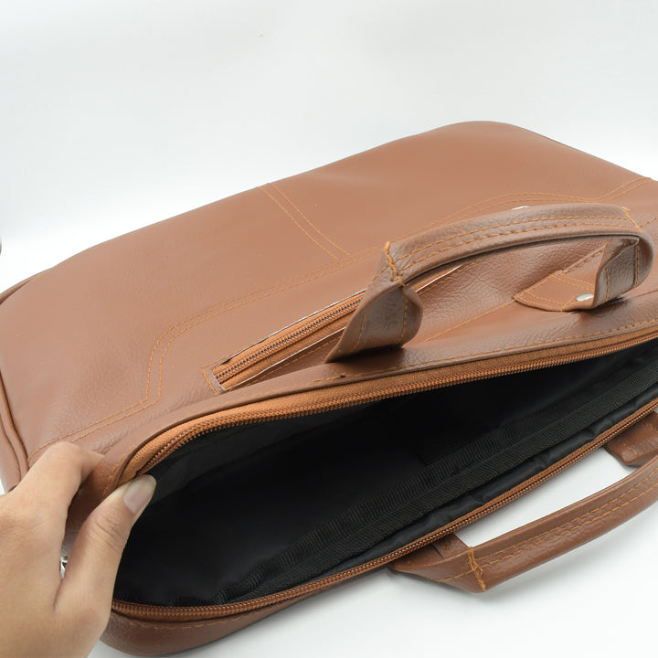 12573 Multipurpose Bag Shoulder Side Bag Office Laptop Faux Leather Executive Formal Laptop  Macbook Messenger  Office  Travel  Business  Shoulder  Hand  Sling Bag For Men Women With Multiple Compartments - Trendex
