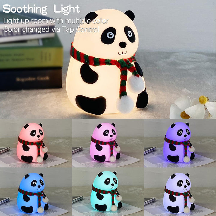 Panda 7-color Led Silicone Touch Lamp (1 Pc) - Trendex