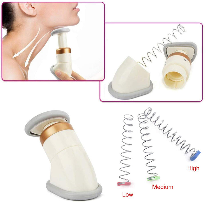 7329 Massager For Men Women Double Chin Up Neckline Slimmer Machine And Jawline Exerciser Tool With Neck Slimming Rubber  Chinfat Reducer Exerciser (1 Pc) - Trendex