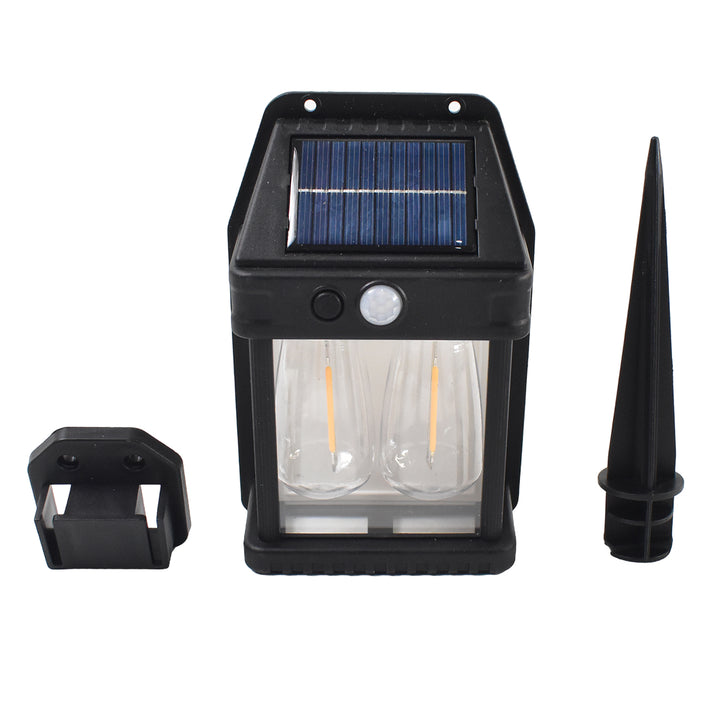 18w Solar Wall Double Lights  Lamp With 2 Modes  Motion Sensor (1 Pc) - Trendex