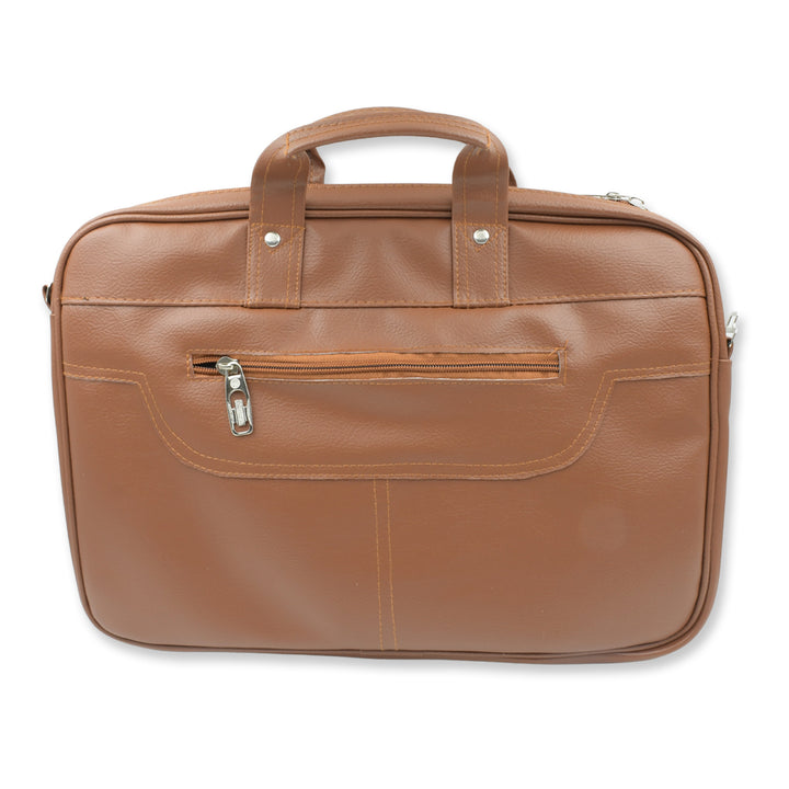 12573 Multipurpose Bag Shoulder Side Bag Office Laptop Faux Leather Executive Formal Laptop  Macbook Messenger  Office  Travel  Business  Shoulder  Hand  Sling Bag For Men Women With Multiple Compartments - Trendex