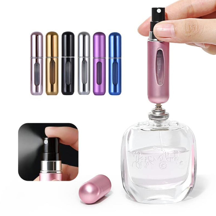 Mini Portable Perfume Empty Spray Bottle (1 Pc  Mix Color) - Trendex