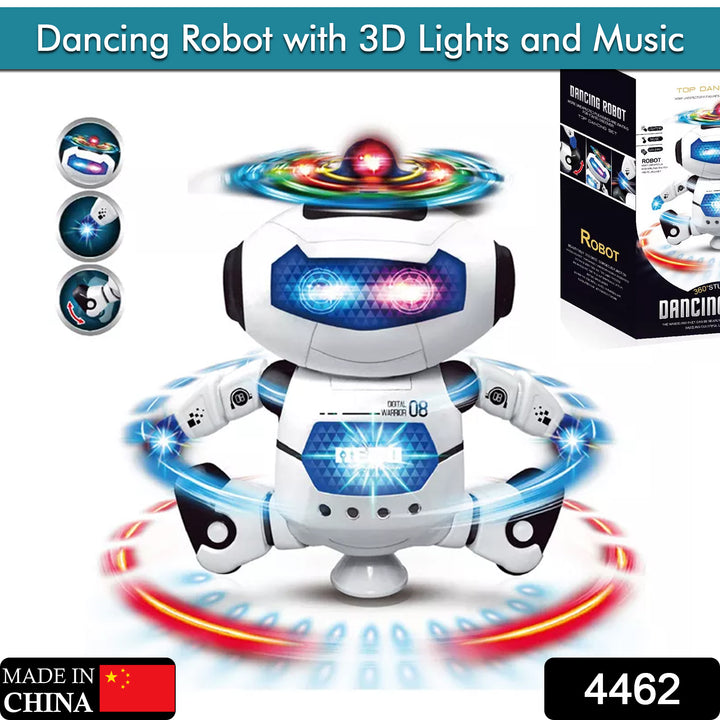 4462 Dancing Robot With 3d Lights And Music. - Trendex