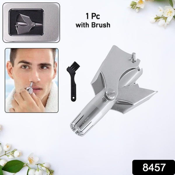 Stainless Steel Painless Nose Hair Remover (1 Pc) - Trendex
