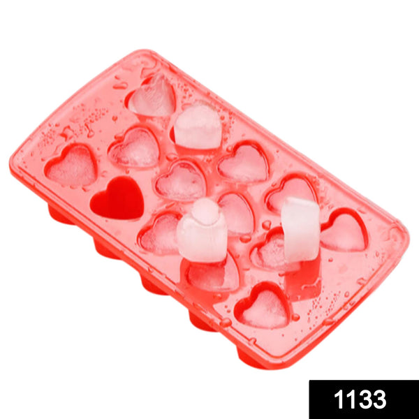 1133  Heart Shape Ice Cube Tray - Trendex