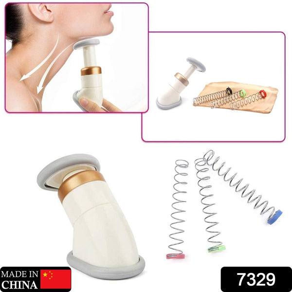 7329 Massager For Men Women Double Chin Up Neckline Slimmer Machine And Jawline Exerciser Tool With Neck Slimming Rubber  Chinfat Reducer Exerciser (1 Pc) - Trendex