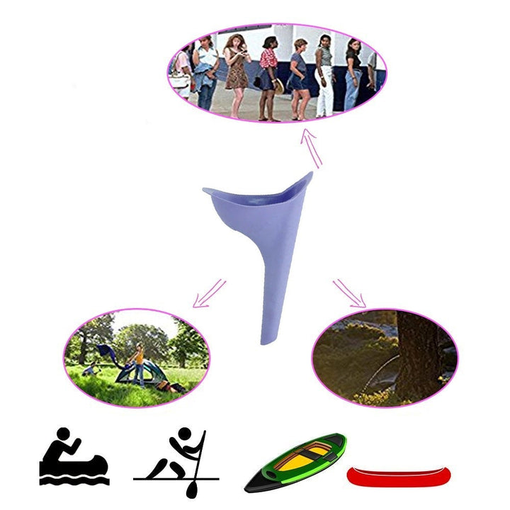 6113 Portable Stand Pee Used For Peeing For Women Both Of Us During Emergencies And Requirements. - Trendex